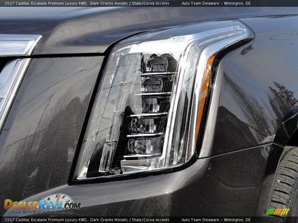 2017 Cadillac Escalade Premium Luxury 4WD Dark Granite Metallic / Shale/Cocoa Accents Photo #8