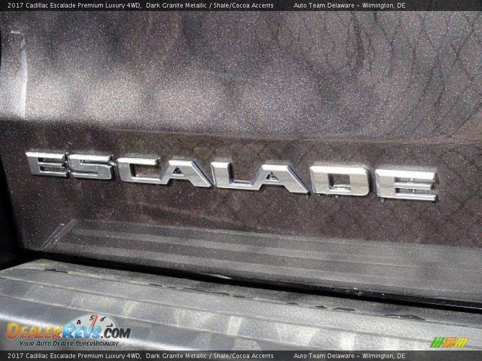 2017 Cadillac Escalade Premium Luxury 4WD Dark Granite Metallic / Shale/Cocoa Accents Photo #33