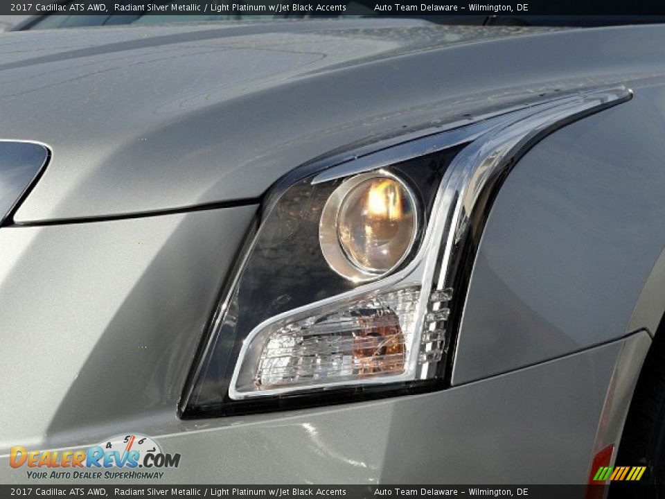 2017 Cadillac ATS AWD Radiant Silver Metallic / Light Platinum w/Jet Black Accents Photo #8