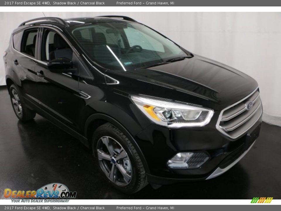 2017 Ford Escape SE 4WD Shadow Black / Charcoal Black Photo #8