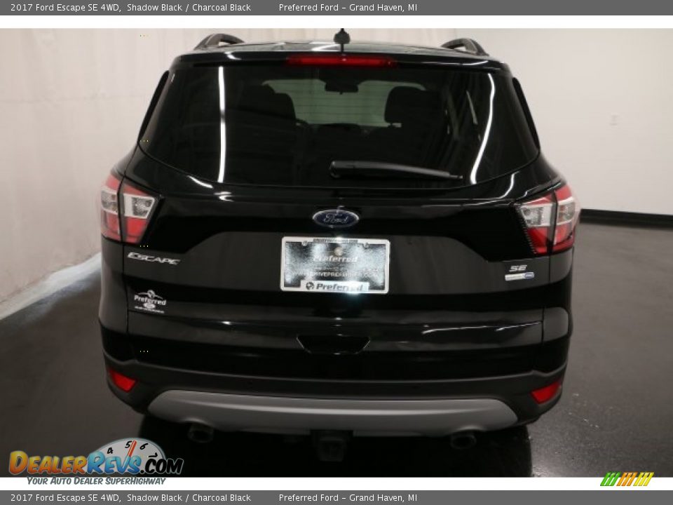 2017 Ford Escape SE 4WD Shadow Black / Charcoal Black Photo #10