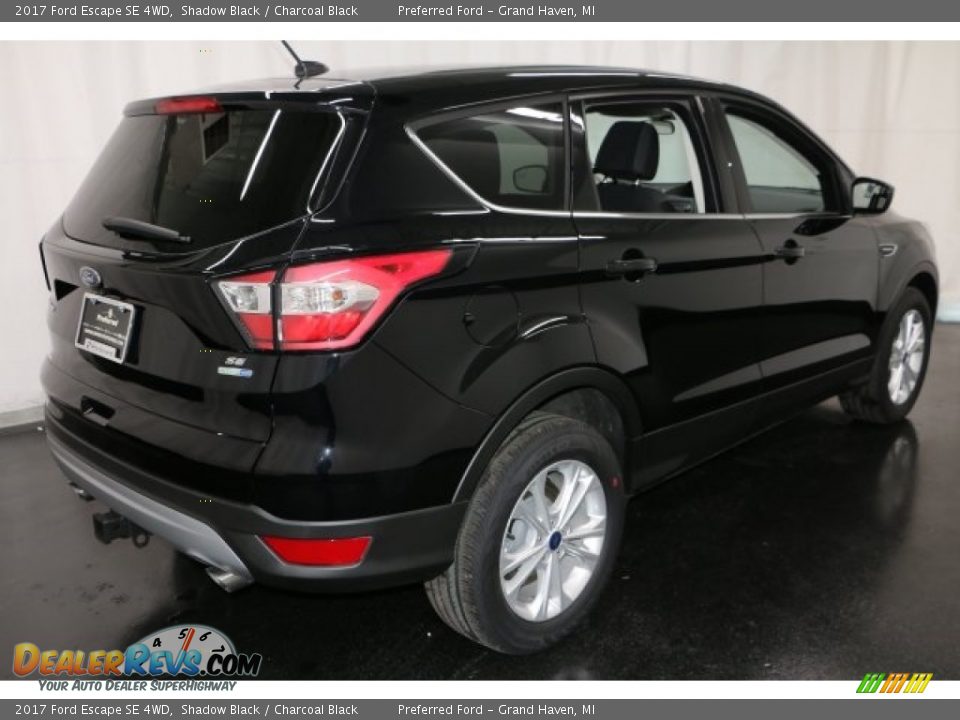 2017 Ford Escape SE 4WD Shadow Black / Charcoal Black Photo #8