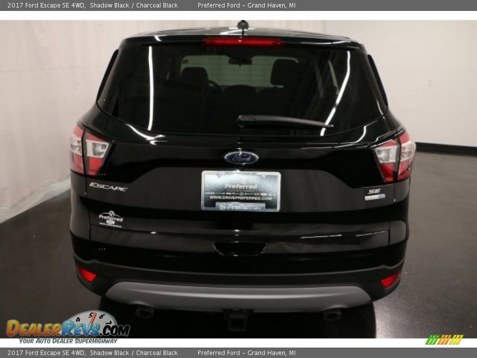 2017 Ford Escape SE 4WD Shadow Black / Charcoal Black Photo #9