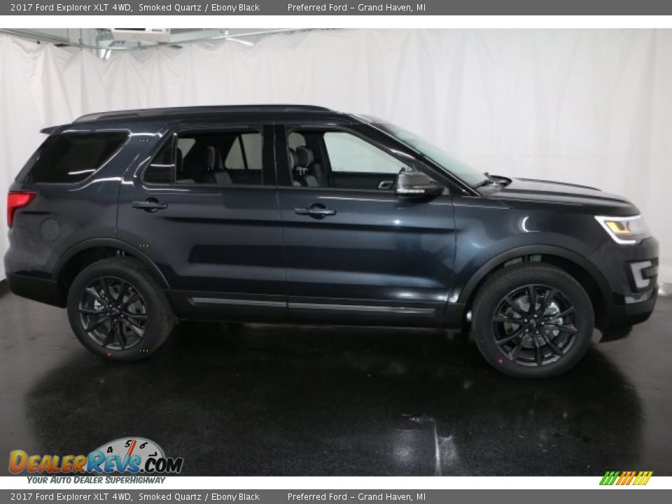 2017 Ford Explorer XLT 4WD Smoked Quartz / Ebony Black Photo #1