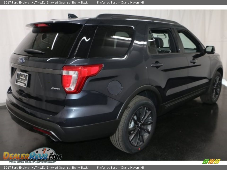 2017 Ford Explorer XLT 4WD Smoked Quartz / Ebony Black Photo #10