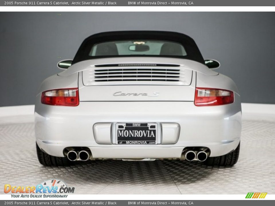 2005 Porsche 911 Carrera S Cabriolet Arctic Silver Metallic / Black Photo #3