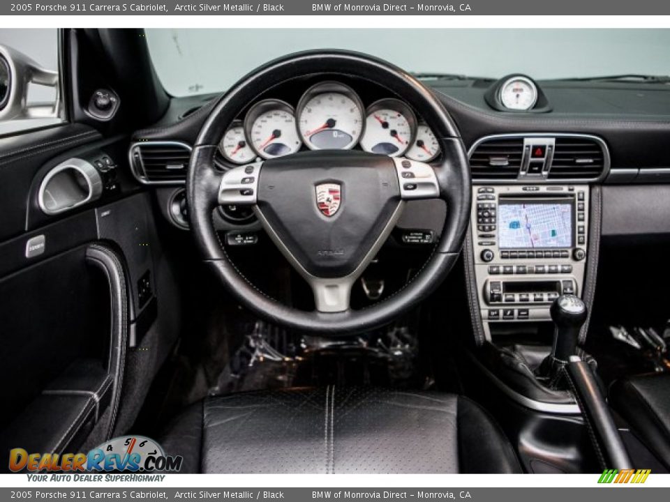 2005 Porsche 911 Carrera S Cabriolet Arctic Silver Metallic / Black Photo #4