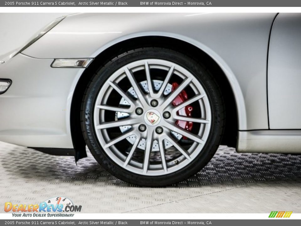 2005 Porsche 911 Carrera S Cabriolet Arctic Silver Metallic / Black Photo #9