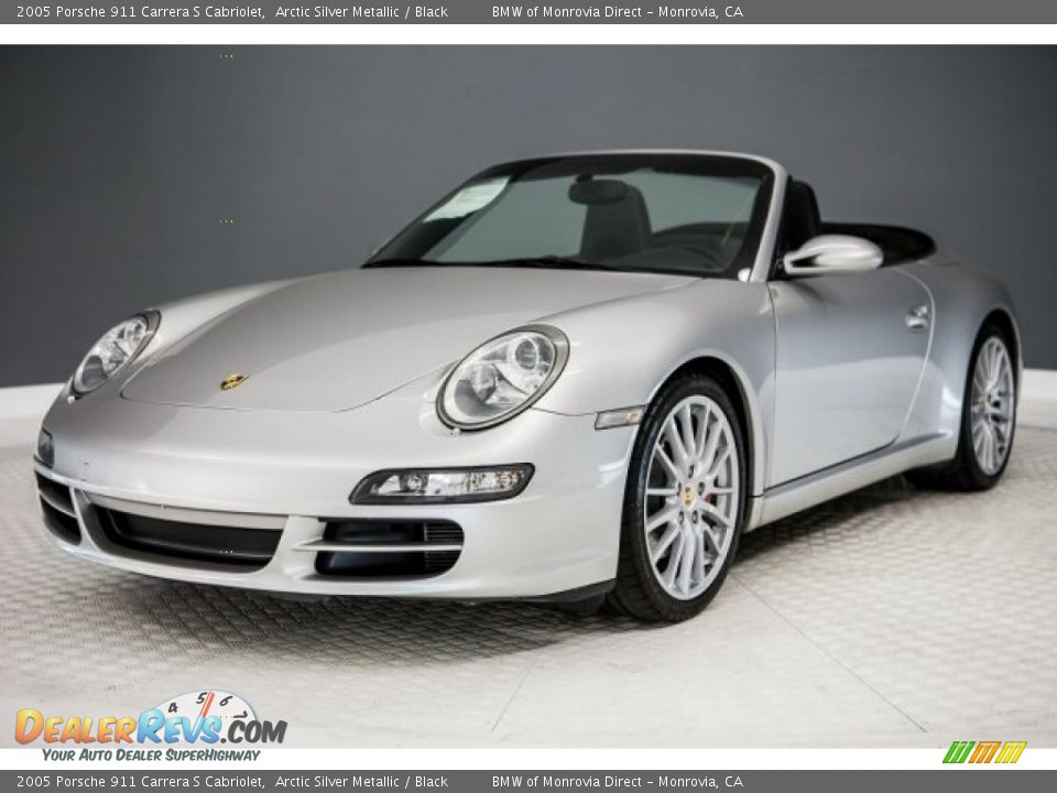 2005 Porsche 911 Carrera S Cabriolet Arctic Silver Metallic / Black Photo #12