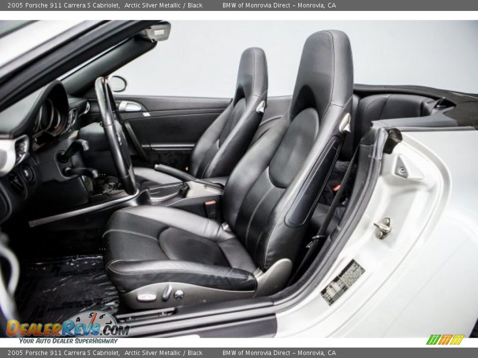2005 Porsche 911 Carrera S Cabriolet Arctic Silver Metallic / Black Photo #14