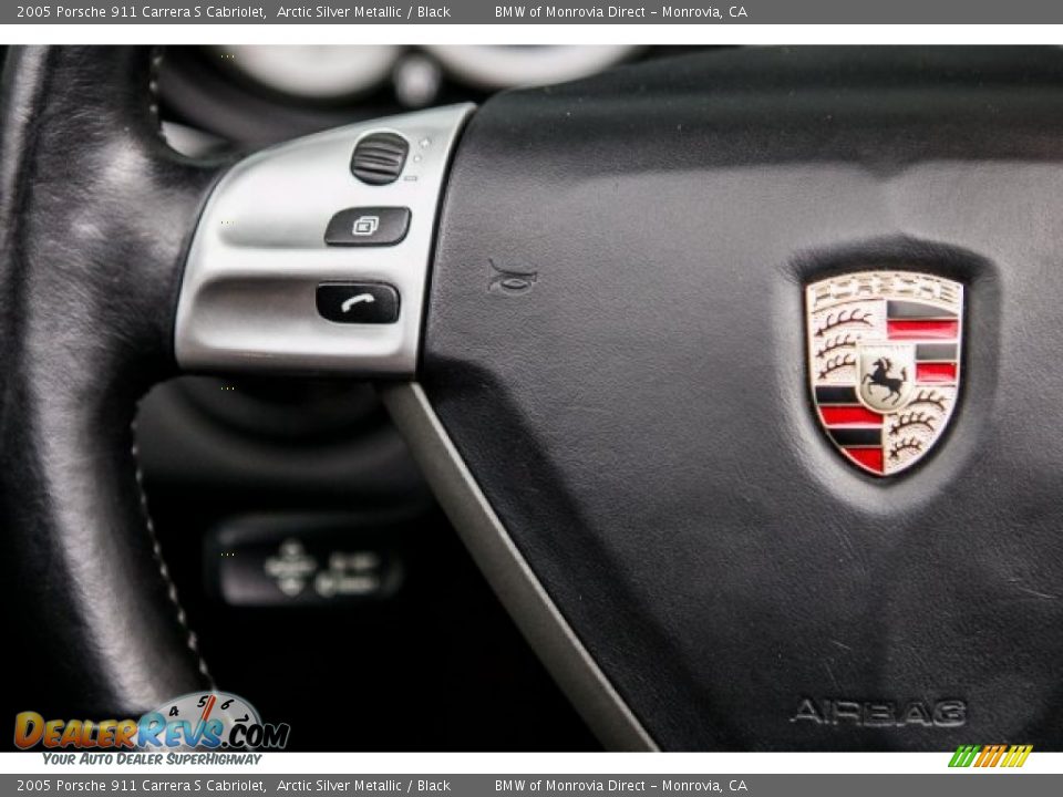 2005 Porsche 911 Carrera S Cabriolet Arctic Silver Metallic / Black Photo #15