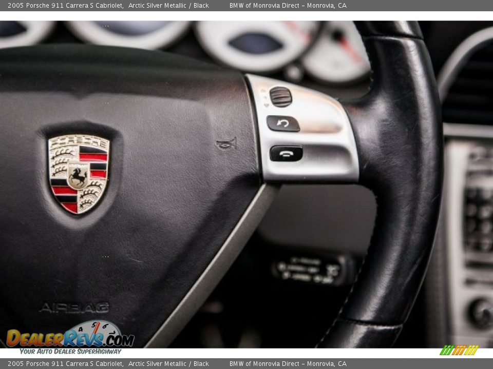 2005 Porsche 911 Carrera S Cabriolet Arctic Silver Metallic / Black Photo #16