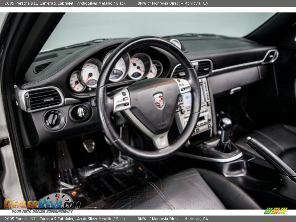 2005 Porsche 911 Carrera S Cabriolet Arctic Silver Metallic / Black Photo #18