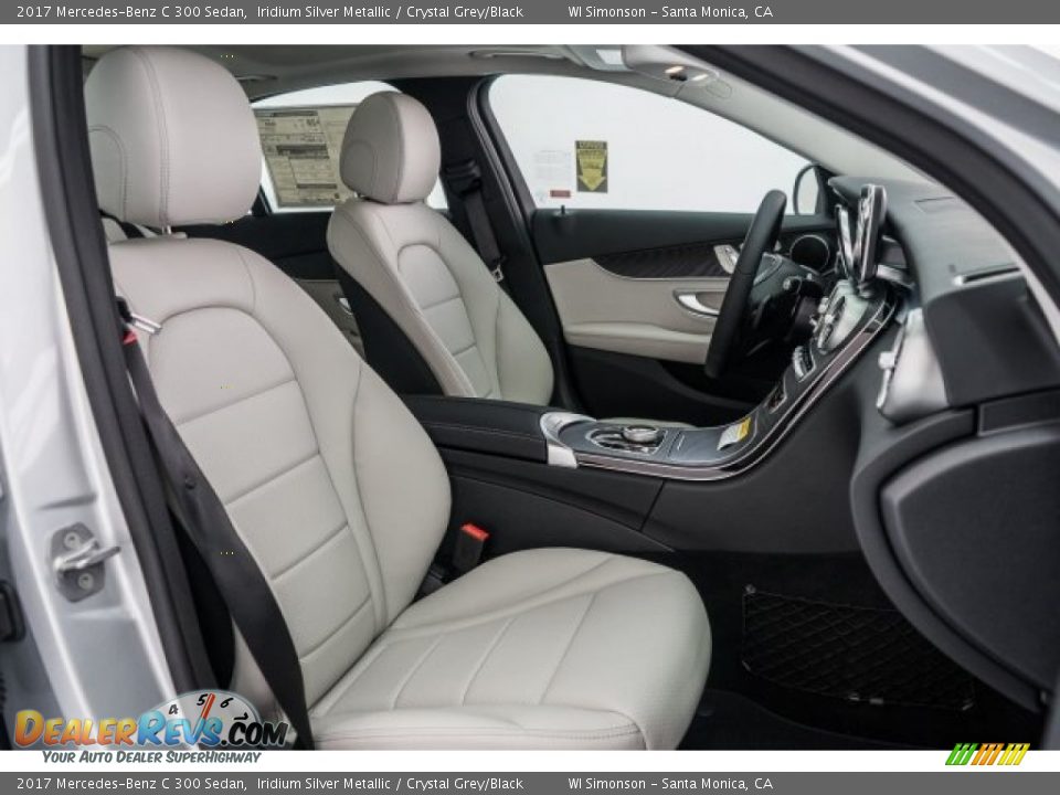 2017 Mercedes-Benz C 300 Sedan Iridium Silver Metallic / Crystal Grey/Black Photo #2