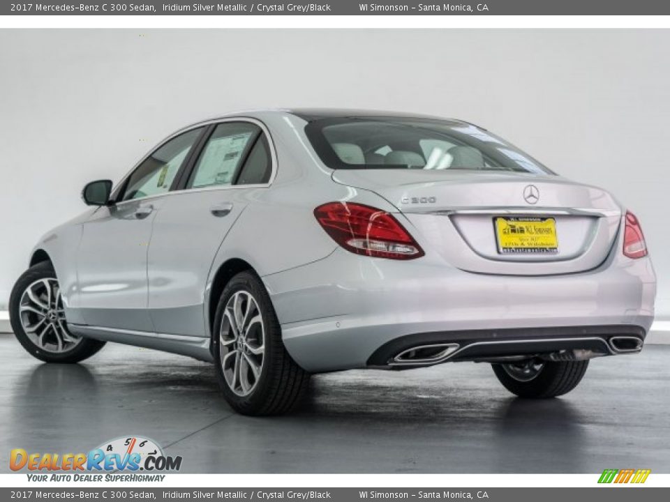 2017 Mercedes-Benz C 300 Sedan Iridium Silver Metallic / Crystal Grey/Black Photo #3