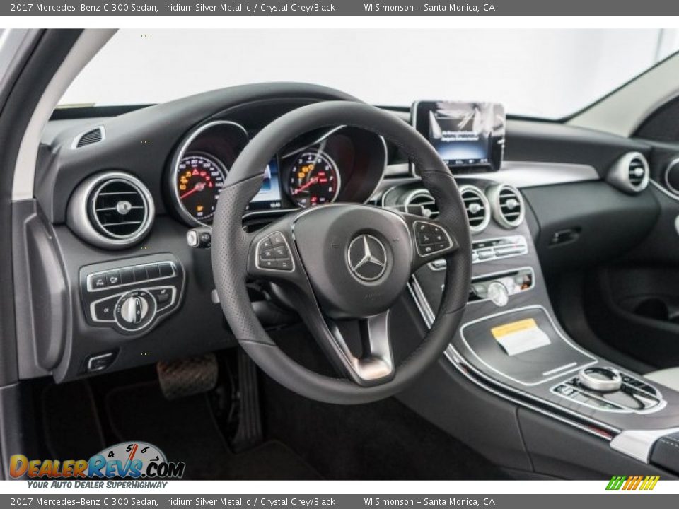 2017 Mercedes-Benz C 300 Sedan Iridium Silver Metallic / Crystal Grey/Black Photo #5