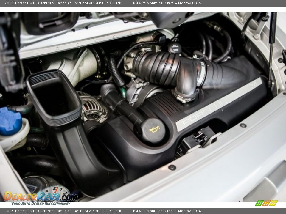 2005 Porsche 911 Carrera S Cabriolet Arctic Silver Metallic / Black Photo #26