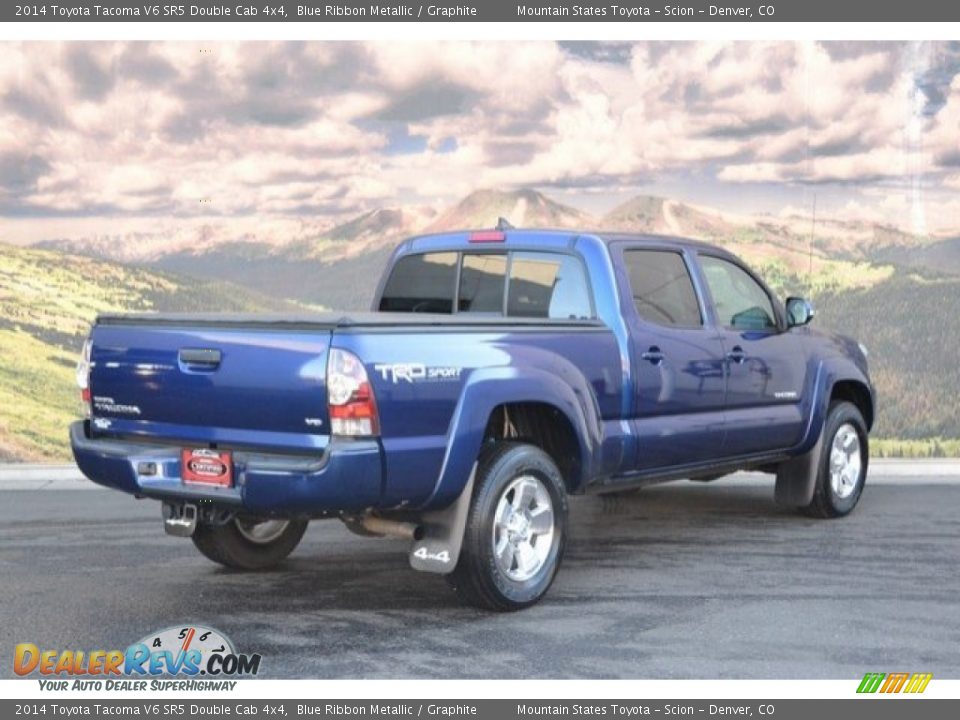 2014 Toyota Tacoma V6 SR5 Double Cab 4x4 Blue Ribbon Metallic / Graphite Photo #3
