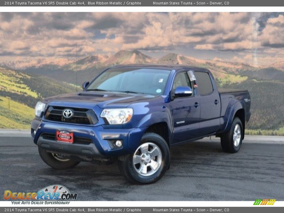 2014 Toyota Tacoma V6 SR5 Double Cab 4x4 Blue Ribbon Metallic / Graphite Photo #5
