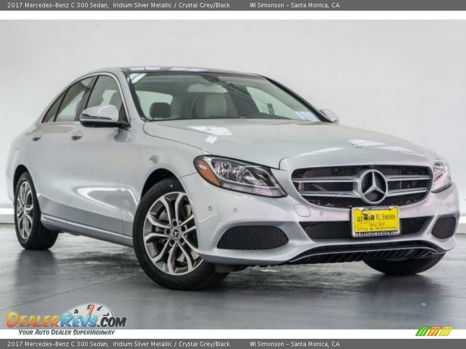 2017 Mercedes-Benz C 300 Sedan Iridium Silver Metallic / Crystal Grey/Black Photo #12