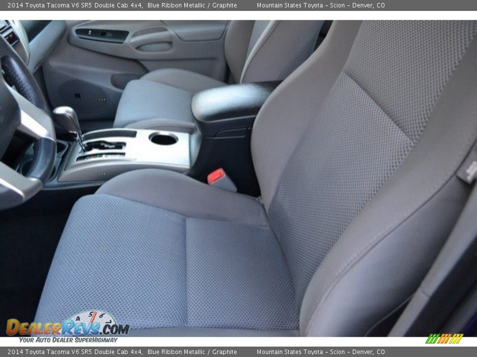 2014 Toyota Tacoma V6 SR5 Double Cab 4x4 Blue Ribbon Metallic / Graphite Photo #11