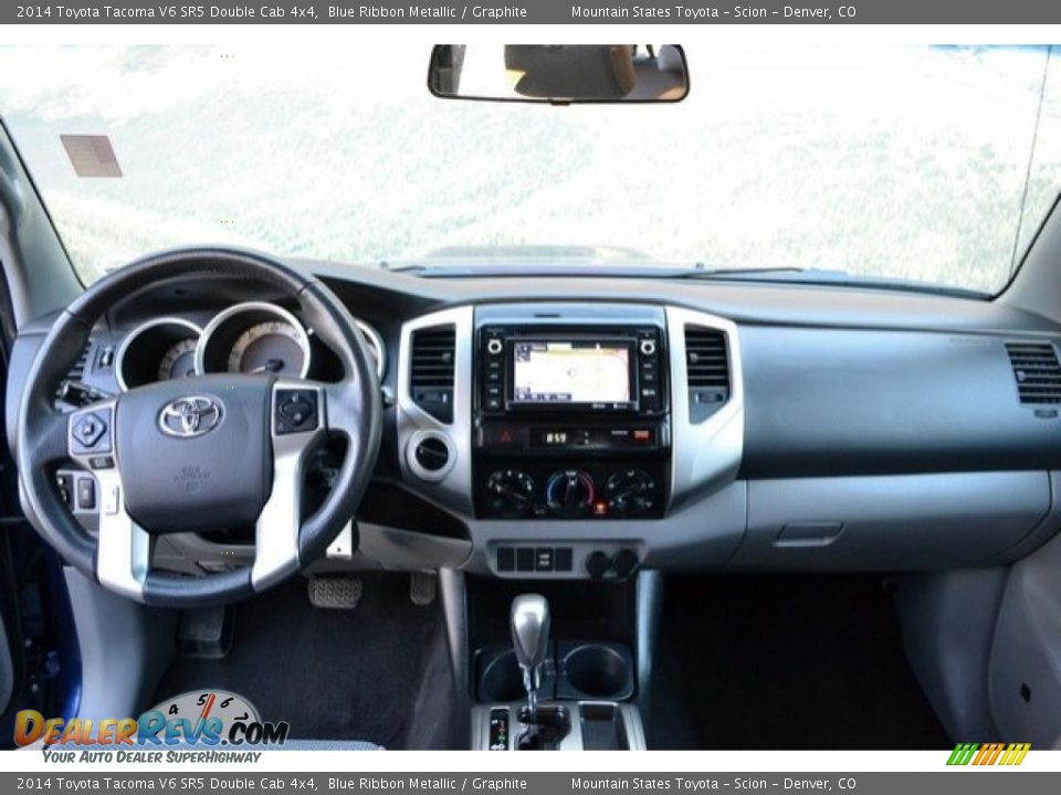 2014 Toyota Tacoma V6 SR5 Double Cab 4x4 Blue Ribbon Metallic / Graphite Photo #13