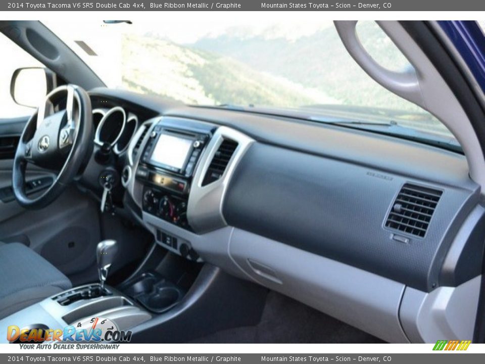 2014 Toyota Tacoma V6 SR5 Double Cab 4x4 Blue Ribbon Metallic / Graphite Photo #16