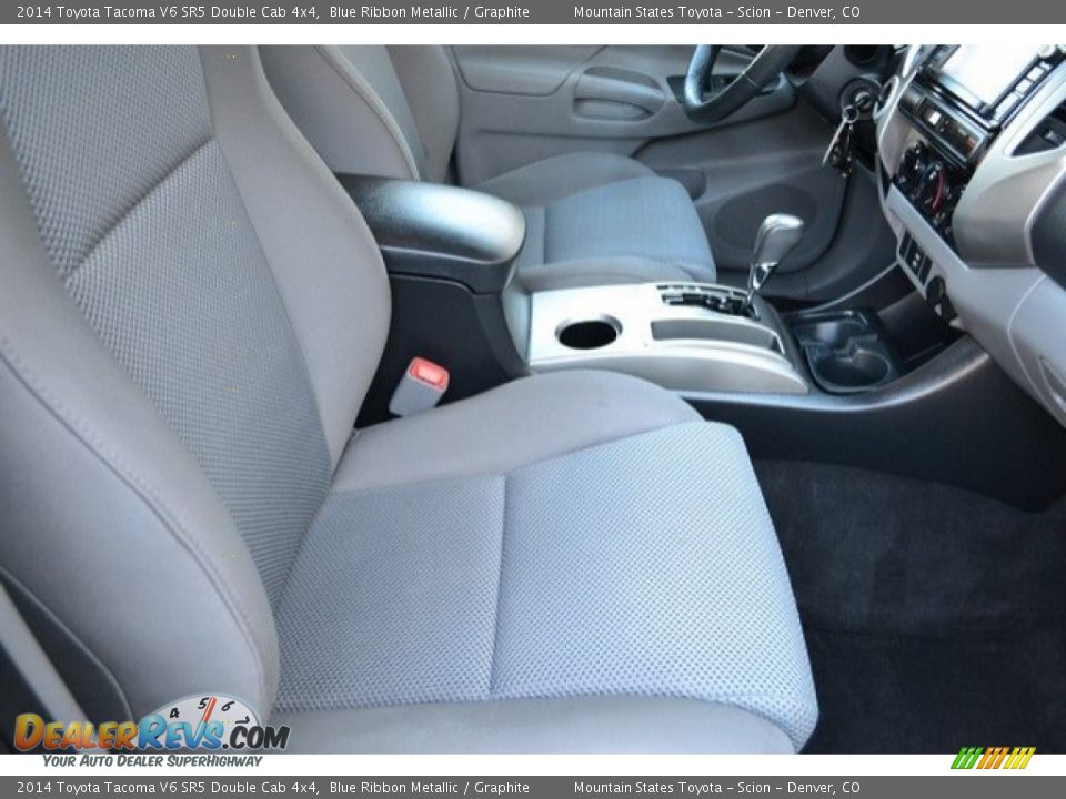 2014 Toyota Tacoma V6 SR5 Double Cab 4x4 Blue Ribbon Metallic / Graphite Photo #17