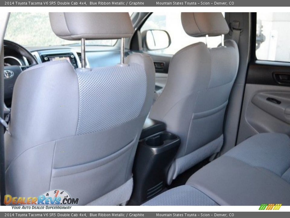 2014 Toyota Tacoma V6 SR5 Double Cab 4x4 Blue Ribbon Metallic / Graphite Photo #19