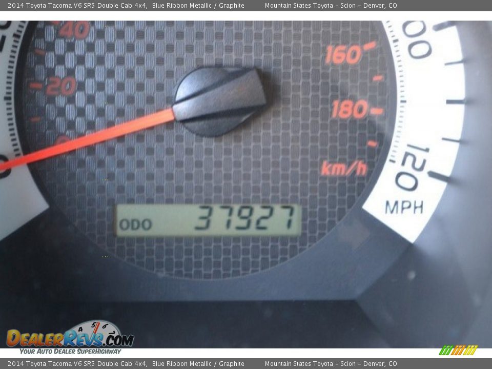 2014 Toyota Tacoma V6 SR5 Double Cab 4x4 Blue Ribbon Metallic / Graphite Photo #29