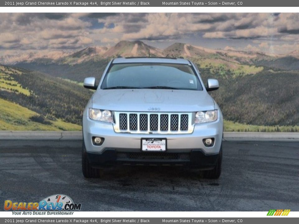 2011 Jeep Grand Cherokee Laredo X Package 4x4 Bright Silver Metallic / Black Photo #4