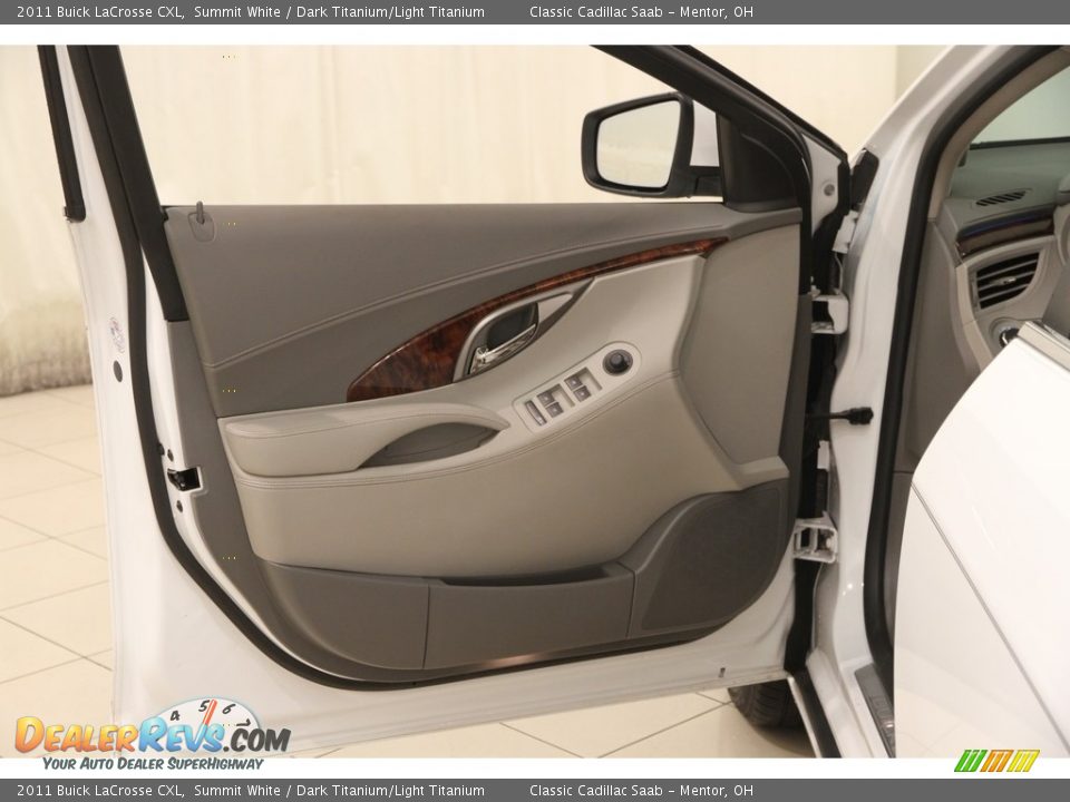 2011 Buick LaCrosse CXL Summit White / Dark Titanium/Light Titanium Photo #4