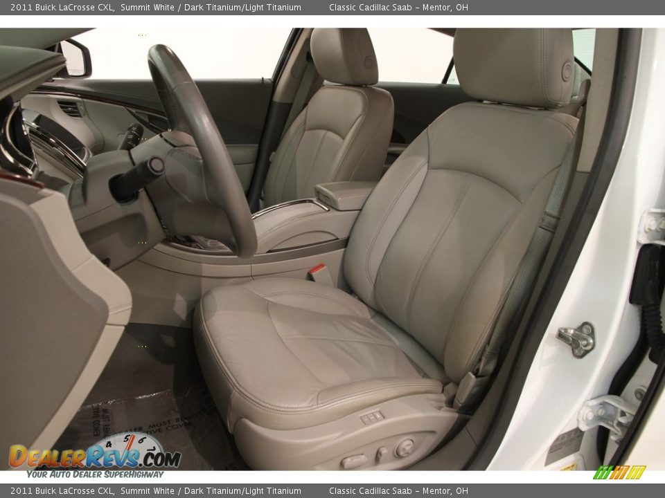 2011 Buick LaCrosse CXL Summit White / Dark Titanium/Light Titanium Photo #6