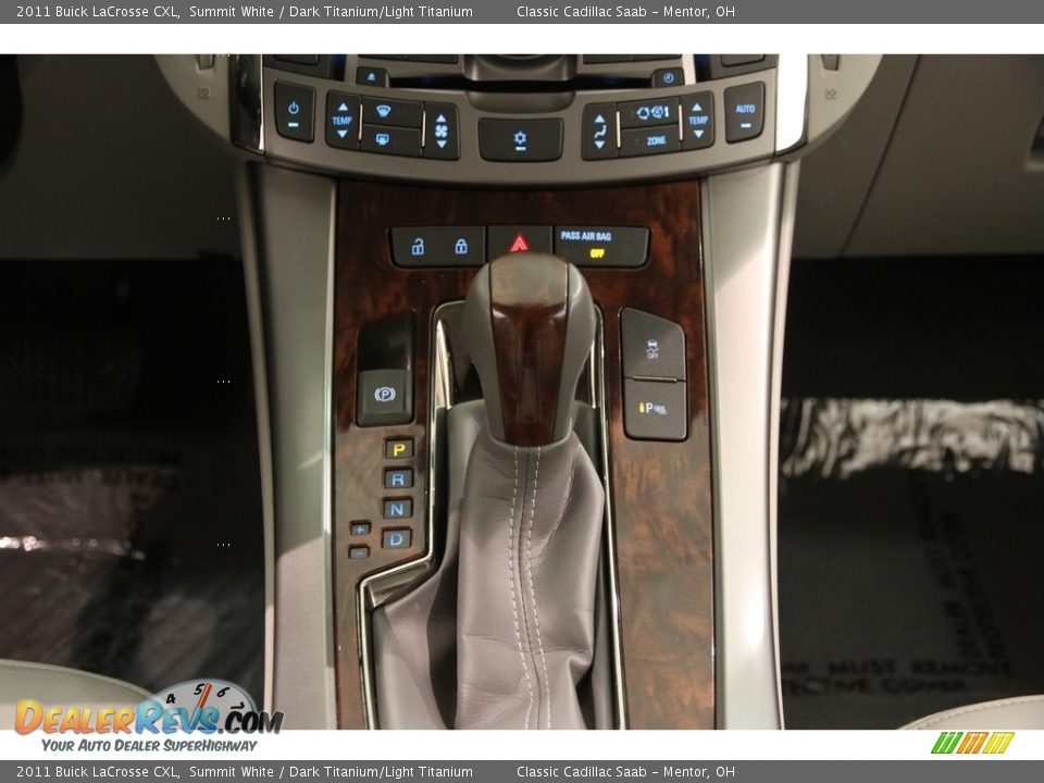 2011 Buick LaCrosse CXL Summit White / Dark Titanium/Light Titanium Photo #11
