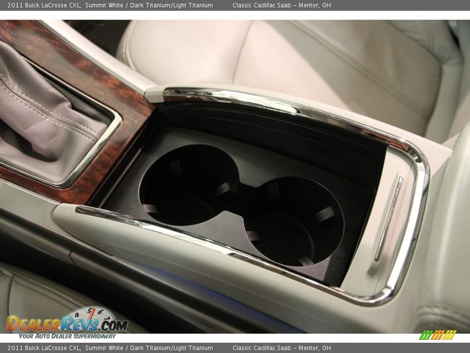 2011 Buick LaCrosse CXL Summit White / Dark Titanium/Light Titanium Photo #13