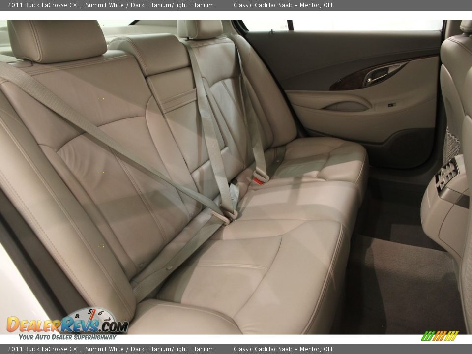 2011 Buick LaCrosse CXL Summit White / Dark Titanium/Light Titanium Photo #15