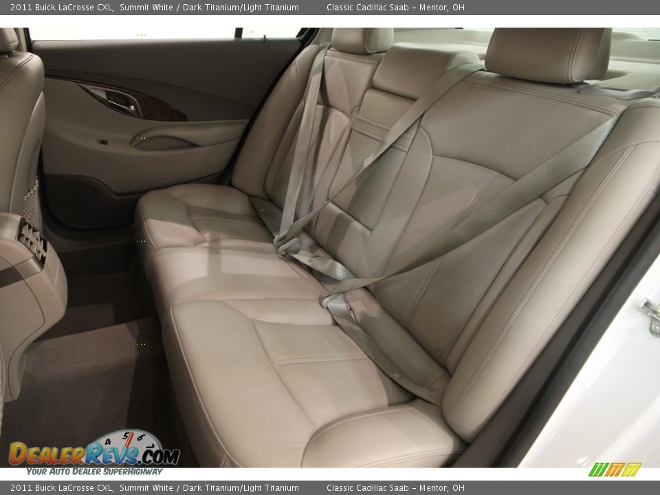 2011 Buick LaCrosse CXL Summit White / Dark Titanium/Light Titanium Photo #16