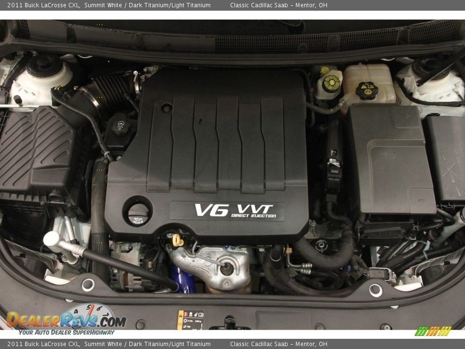 2011 Buick LaCrosse CXL Summit White / Dark Titanium/Light Titanium Photo #19