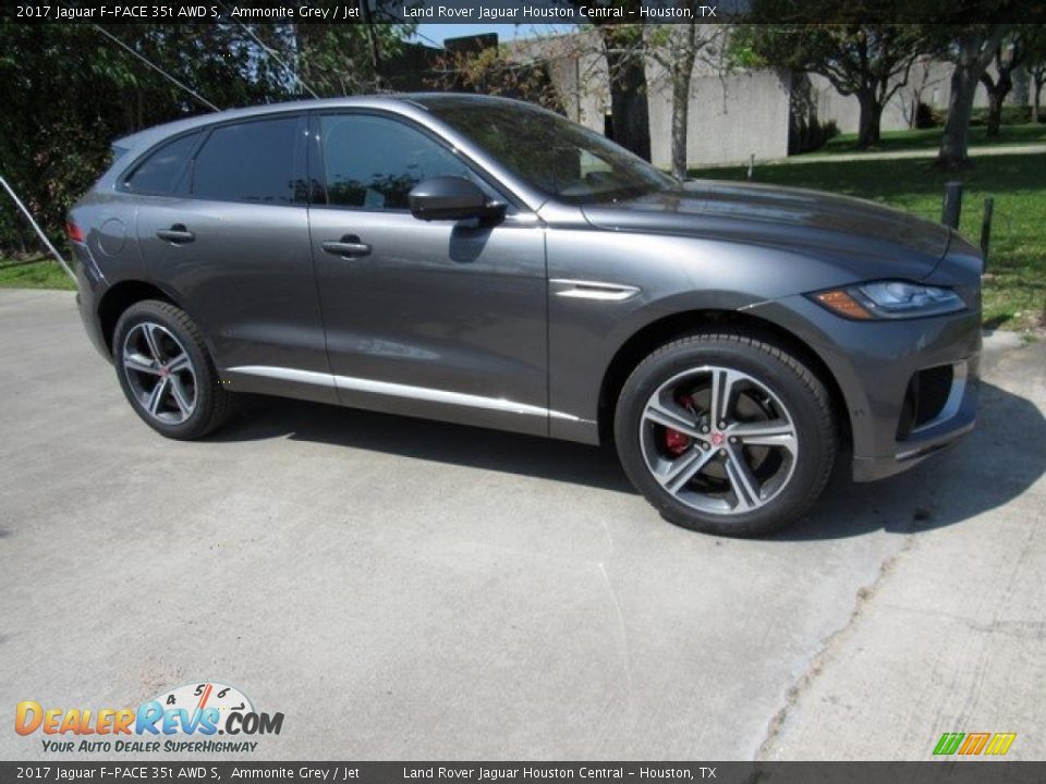 2017 Jaguar F-PACE 35t AWD S Ammonite Grey / Jet Photo #1