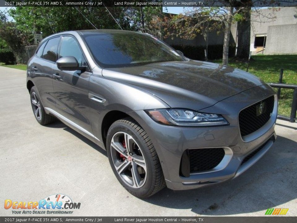 2017 Jaguar F-PACE 35t AWD S Ammonite Grey / Jet Photo #2