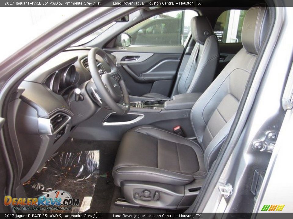 2017 Jaguar F-PACE 35t AWD S Ammonite Grey / Jet Photo #3