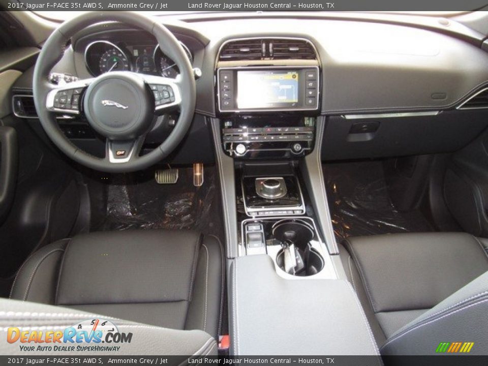 2017 Jaguar F-PACE 35t AWD S Ammonite Grey / Jet Photo #4
