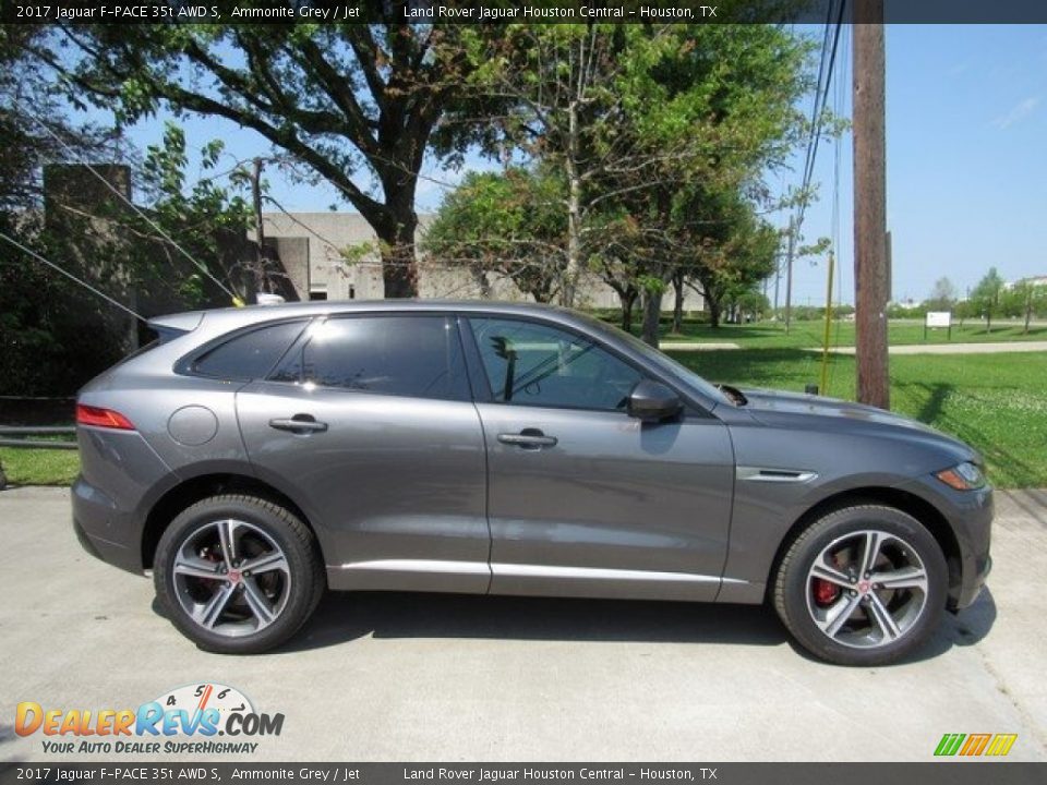 2017 Jaguar F-PACE 35t AWD S Ammonite Grey / Jet Photo #6