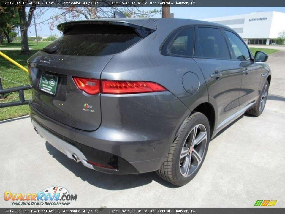 2017 Jaguar F-PACE 35t AWD S Ammonite Grey / Jet Photo #7
