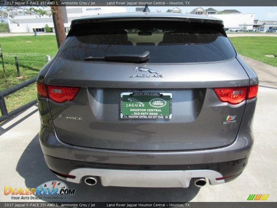 2017 Jaguar F-PACE 35t AWD S Ammonite Grey / Jet Photo #8
