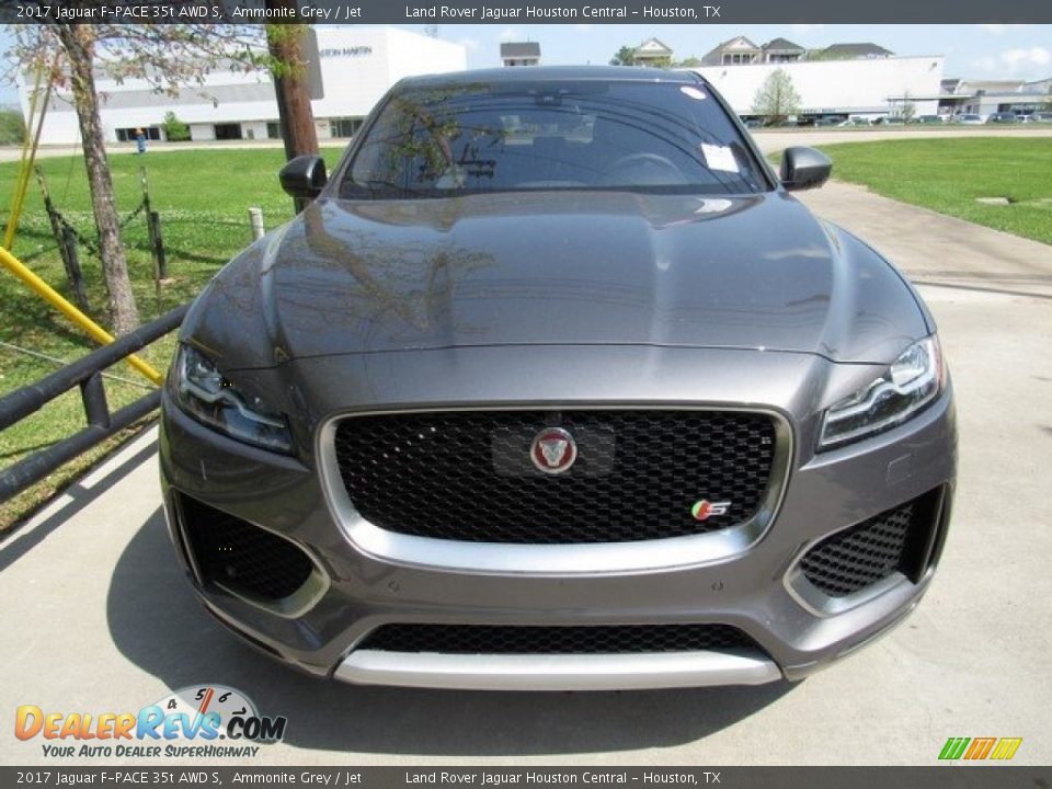 2017 Jaguar F-PACE 35t AWD S Ammonite Grey / Jet Photo #9