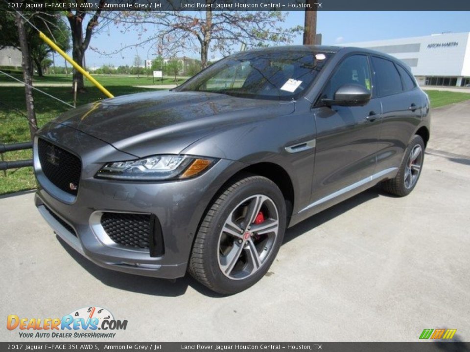 2017 Jaguar F-PACE 35t AWD S Ammonite Grey / Jet Photo #10