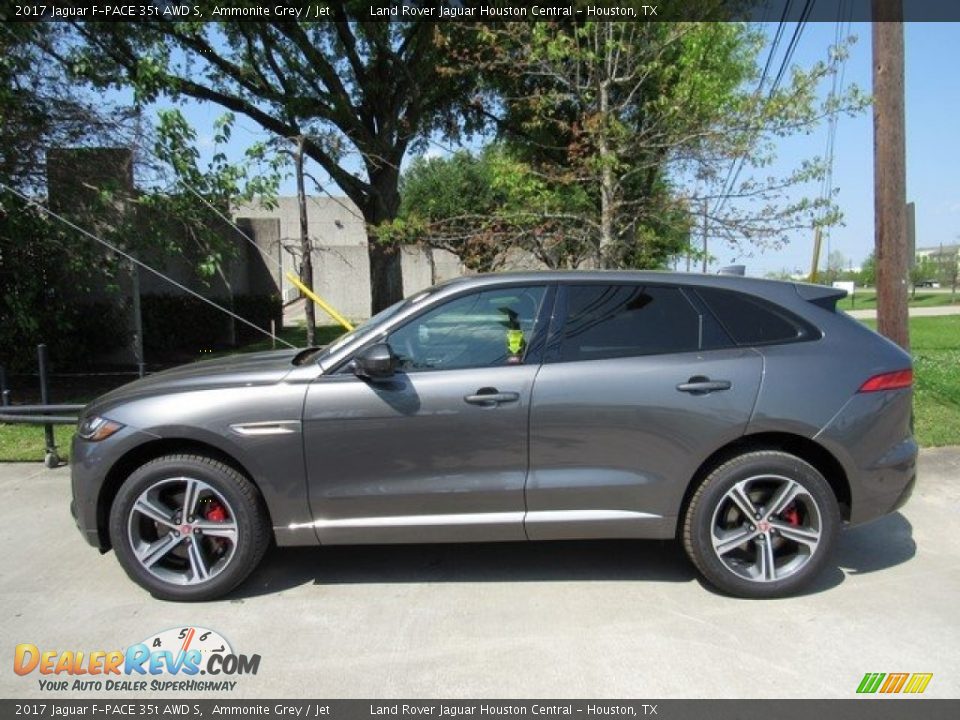 2017 Jaguar F-PACE 35t AWD S Ammonite Grey / Jet Photo #11