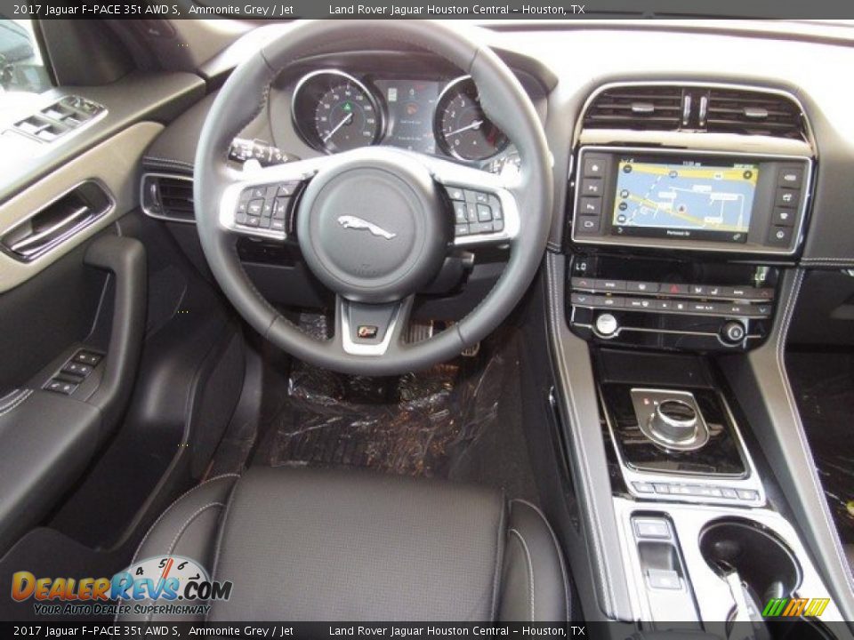 2017 Jaguar F-PACE 35t AWD S Ammonite Grey / Jet Photo #13