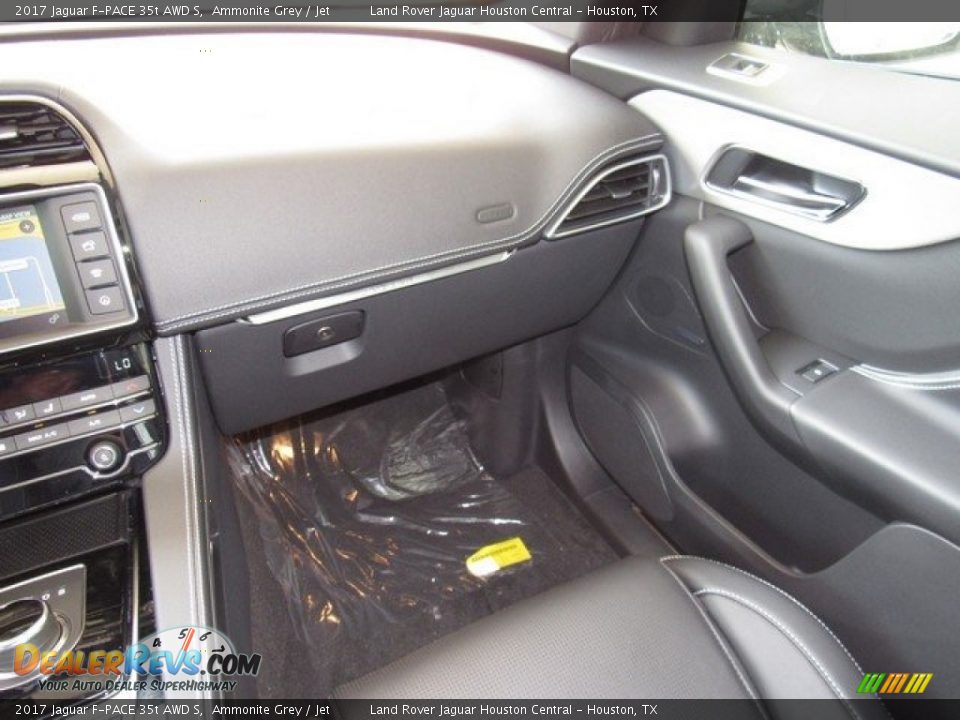 2017 Jaguar F-PACE 35t AWD S Ammonite Grey / Jet Photo #14